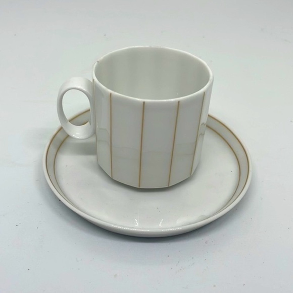 Rosenthal Collectors white and Gold tea set, Continental Corfu